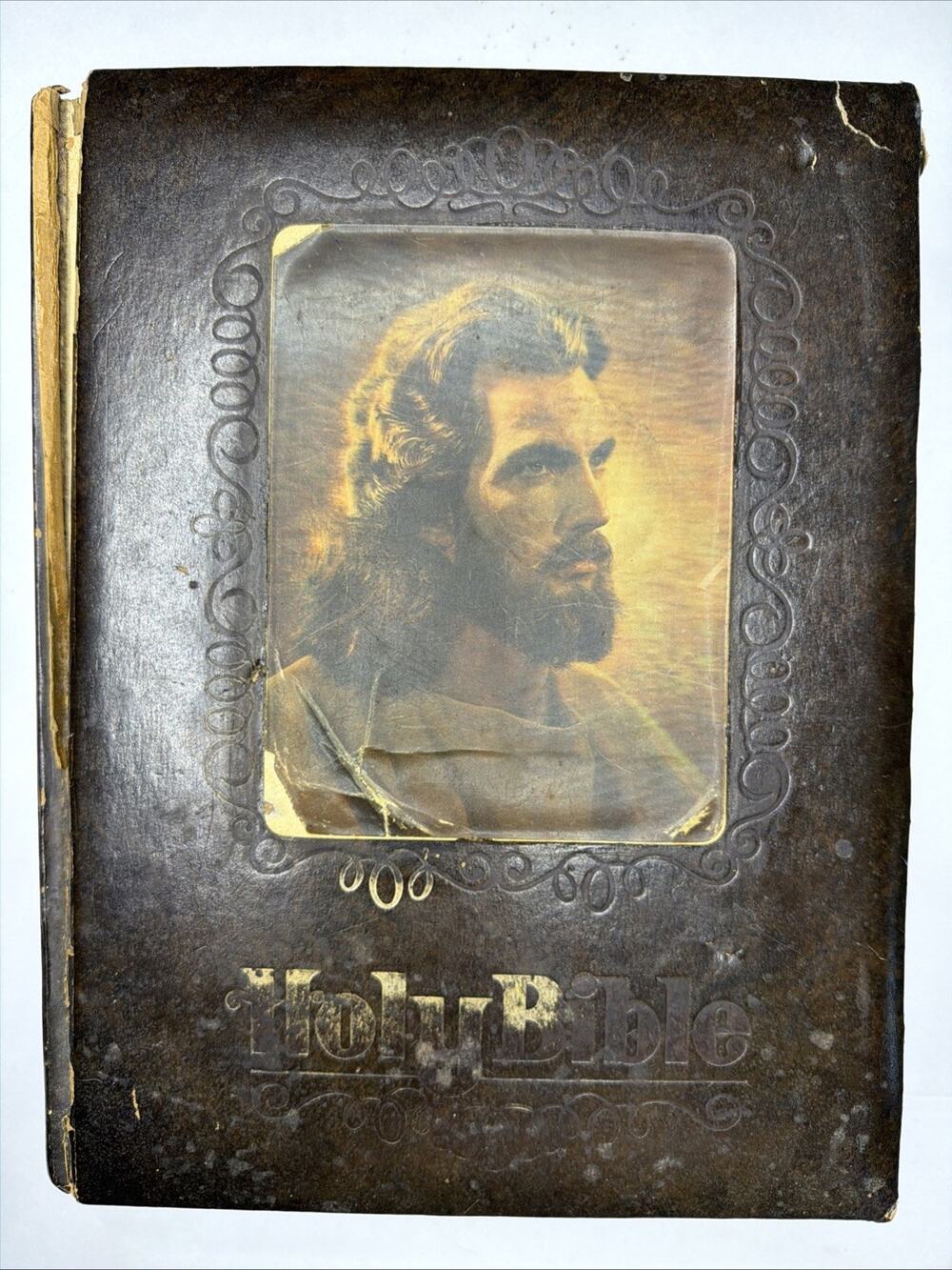 Holy Bible Crusade Analytical Edition 1964 Lenticular Jesus Estate Rescue KJV